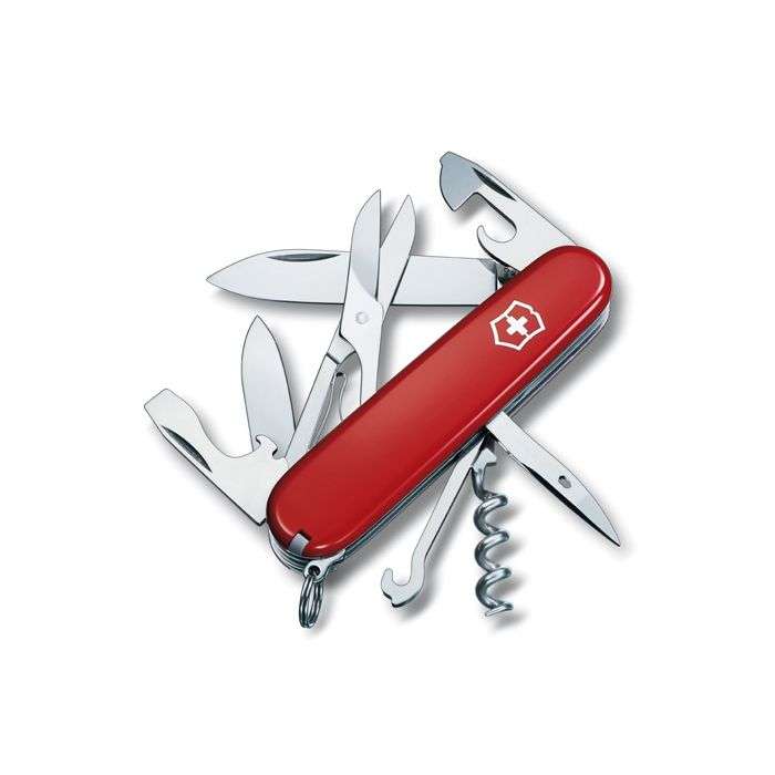 VICTORINOX POCKET KNIFE 91MM CLIMBER RED