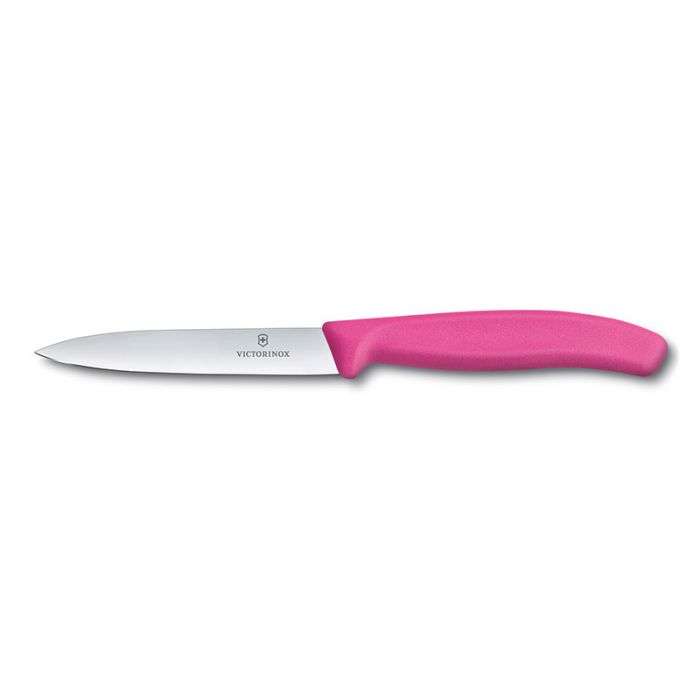 VICTORINOX PARING KNIFE PLAIN 10CM PINK
