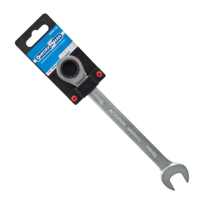 WORKSMAN RATCHET SPANNER 16MM