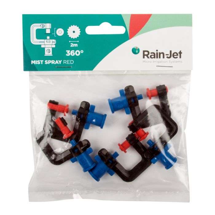 Micro Rainjet 5Xhead Mister Red