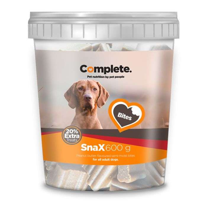 Complete Snax Peanut Butter Bites Semi Moist 600G