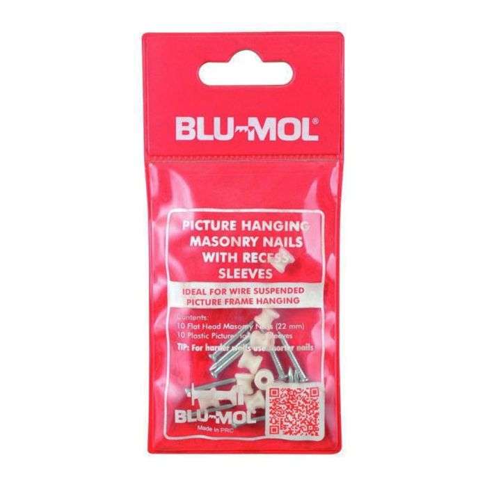 Blu-Mol Standard Nails With Recess Sleeves 22mm