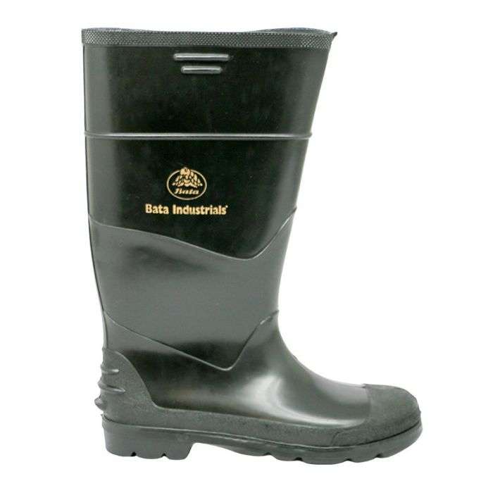 BATA JOBBER GUMBOOT BLACK SIZE 10