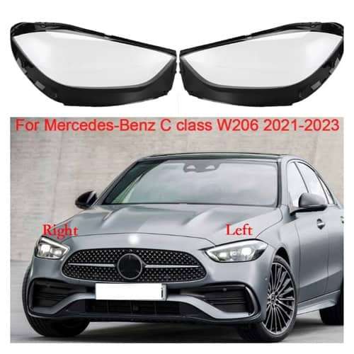 Mercedes W206 21-23 Headlight Lens Replacement - Left Side