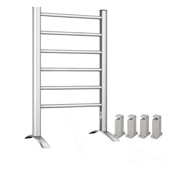 2-in-1 Electric Heated 6 Bar Lightweight Towel Rail
