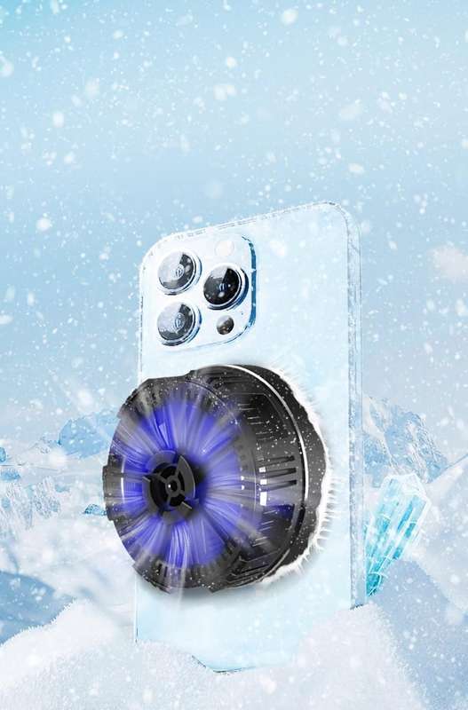 Qi2 Magnetic Car Wireless Charger with Cooling Fan