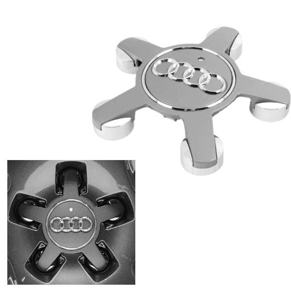 ALLOY CENTRE WHEEL HUB CAP FOR AUDI - SINGLE 4F0601165N