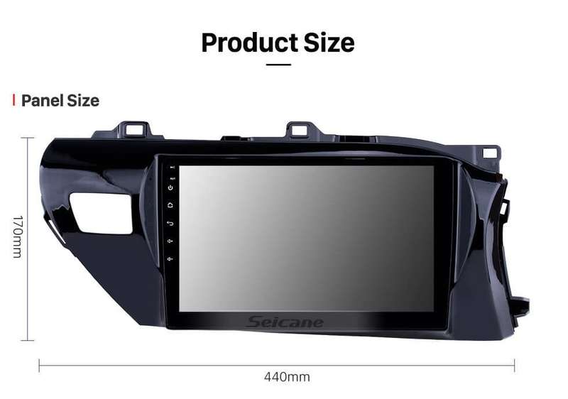 Head Unit For Toyota Hilux 2015-2022 With Wireless Apple CarPlay And Android Auto
