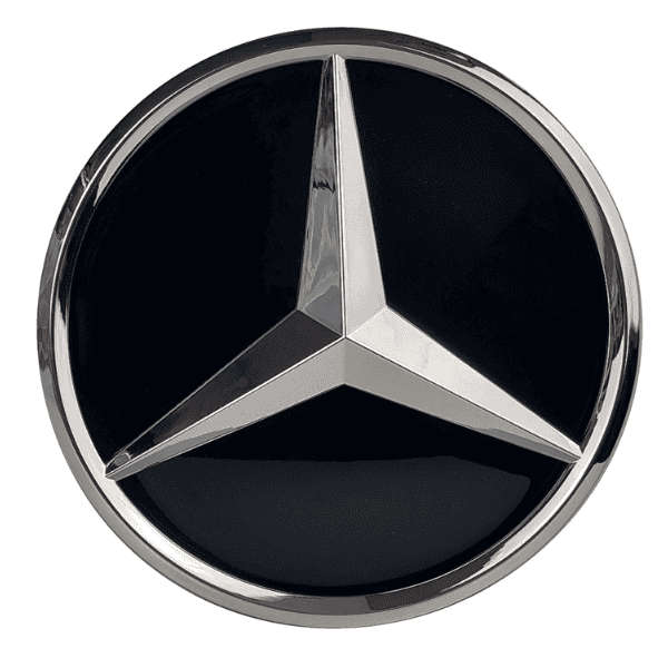 Glass Mirror Badge Compatible With Mercedes W205 Main Grille - A0008881000