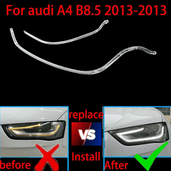 Audi A4L B8 2013-2015 DRL Headlight Light Guide Trim - Left