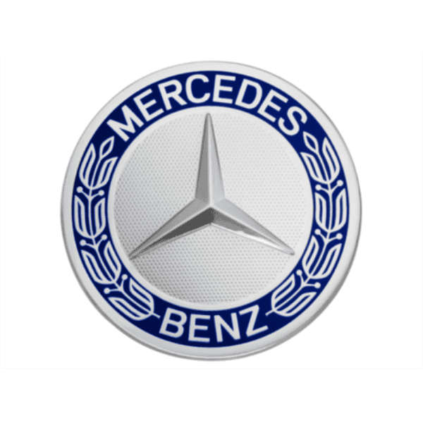 Mercedes Centre Wheel Hub Cap 75mm - Single Light Blue