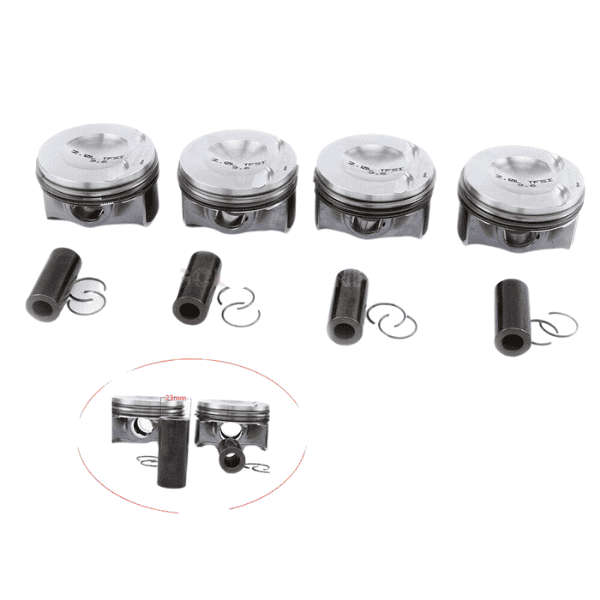 Piston and Ring Kit for VW and Audi 2.0T - 23MM 06L107065AR 06H198151C  06H107065DM