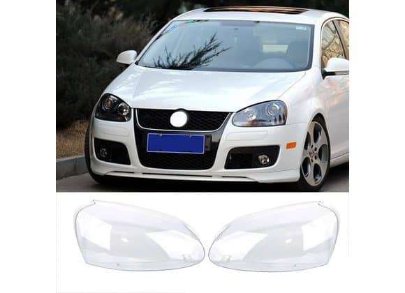 Golf 5 Jetta 0301212671DDZ Headlight Lens Replacement Cover 07-11 - Left
