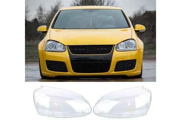 Golf 5 Jetta 0301212671DDZ Headlight Lens Replacement Cover 07-11 - Left