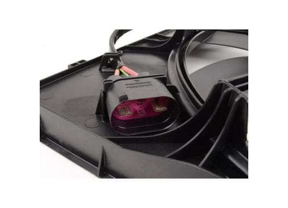RADIATOR FAN AND SHROUD - COMPATIBLE WITH VW GOLF 7 - 5Q0121203AA / 5QD955455B