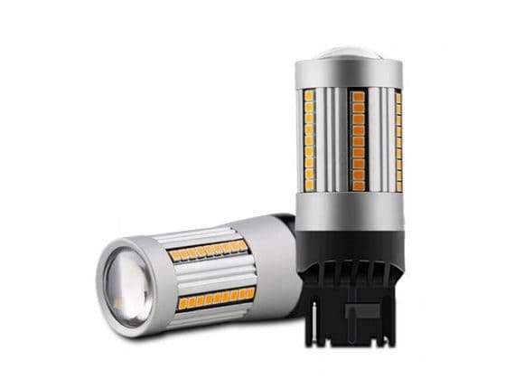 CANBUS - 7440 LED TURN SIGNAL INDICATOR BULBS AMBER COLOUR SET OF 2