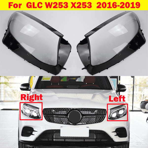 Mercedes Benz GLC W253 16-18 Headlight Replacement Lens A2539068201DDZ - Right Side