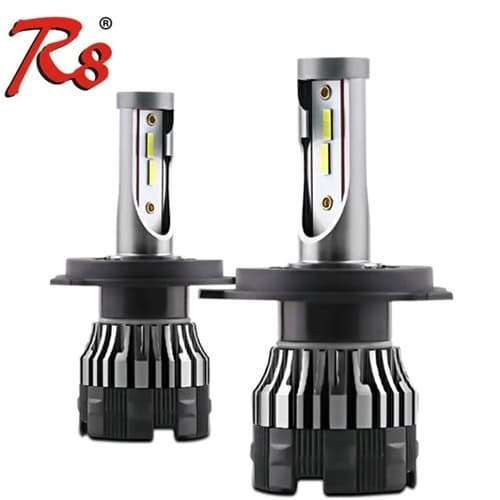 H4 LED Headlight Replacement Globes  Set of 2