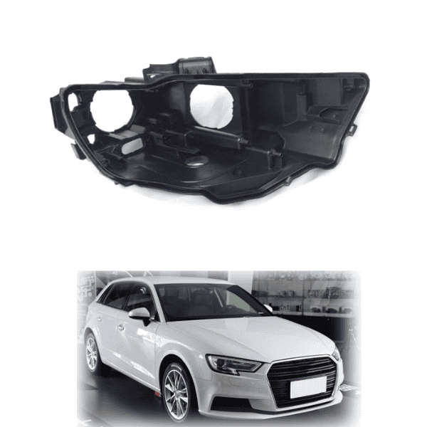 Audi A3 2017+ Headlight Back Cover Housing Replacement 8V0941043GDDK - Left Side