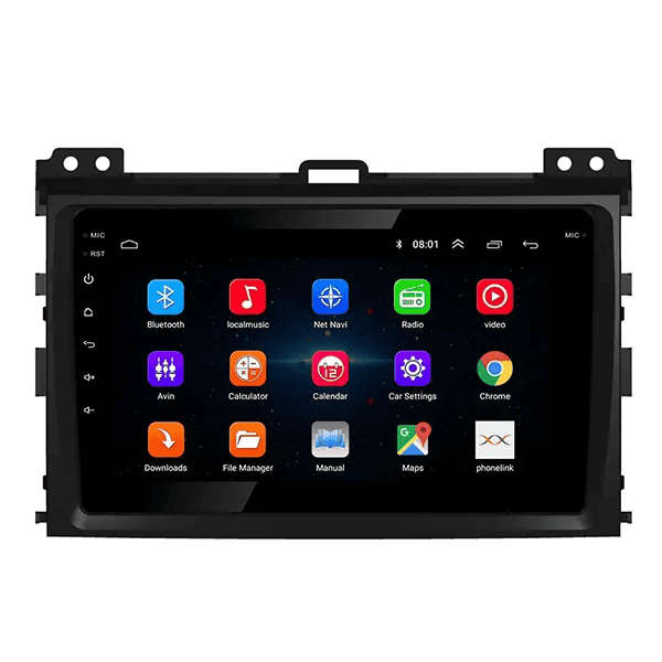 Toyota Prado 2002- 2009 Android Multimedia System with Car Play and Android Auto