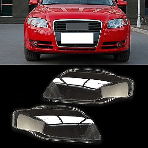Audi A4 B7 08-10 Headlight Replacement Lens - Left Side