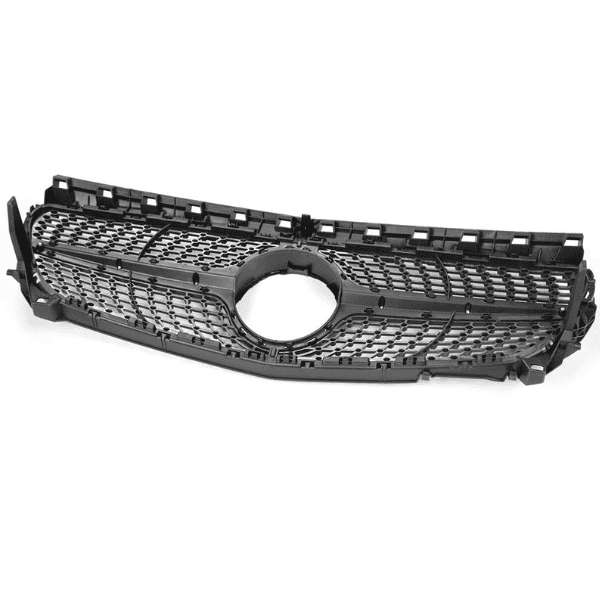 Mercedes Benz W117 CLA Class 2014-2016 Diamond Black Front Bumper Grill - 1178801503