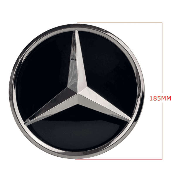 Glass Mirror Badge Compatible With Mercedes W205 Main Grille - A0008881000