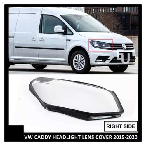 VW Caddy 15-20 Headlight Replacement Lens - Right Side