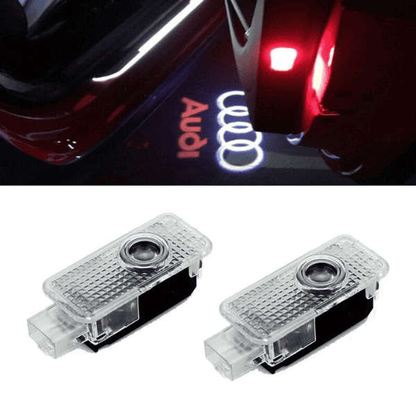 Audi Car Door LED Logo Lights  - Set of 2