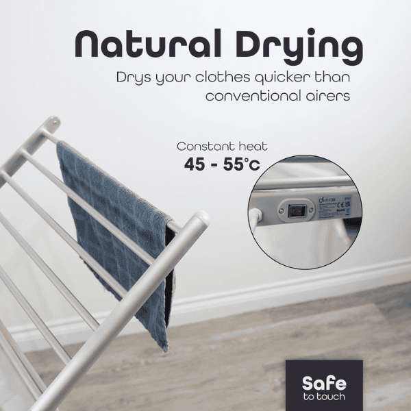 Electric Foldable Clothes Air Drying Rack