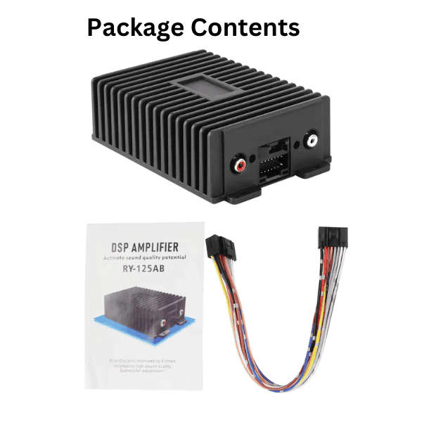 High-Powered MCX 4 Channel Amplifier compatible with Android Radios