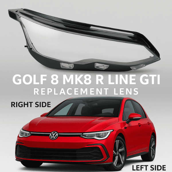 Golf 8 GTI Headlight Replacement Lens - Left Side