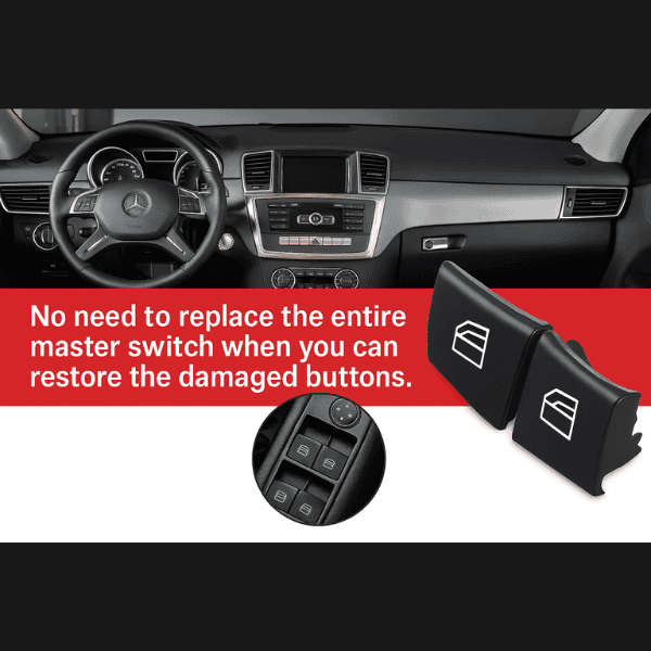 Mercedes ML GL R Class W164 W251 X164 Switch Button Replacement - 2518300390 Single Right