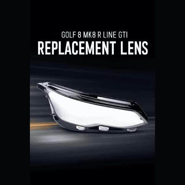 Golf 8 GTI Headlight Replacement Lens - Left Side