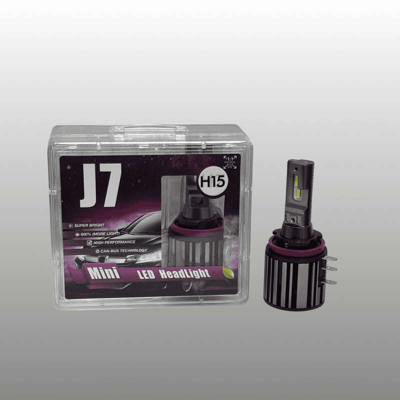 J7 H15 Canbus Wireless LED Headlight Bulbs - Set of 2