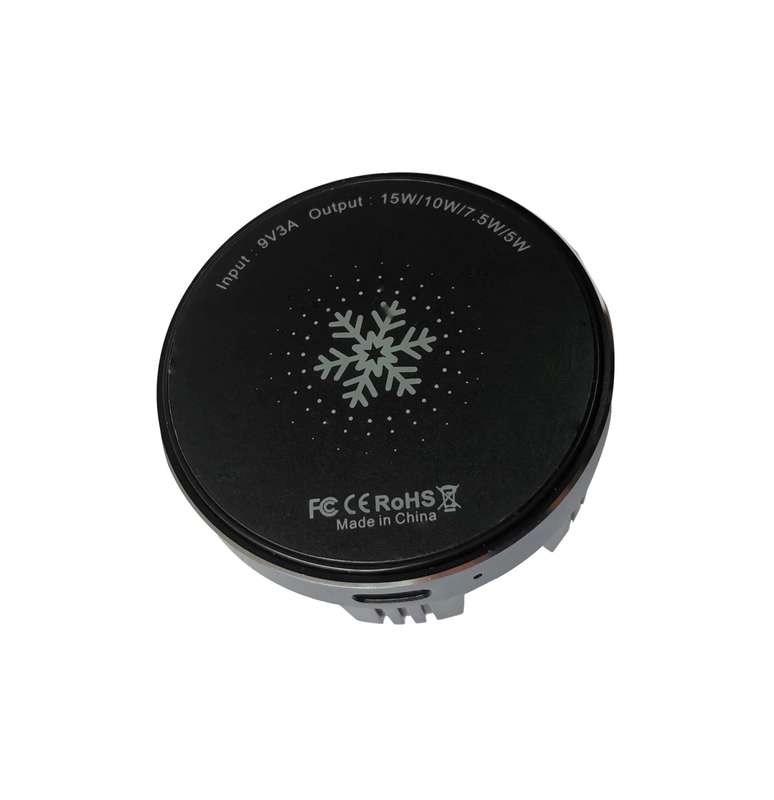 Qi2 Magnetic Car Wireless Charger with Cooling Fan