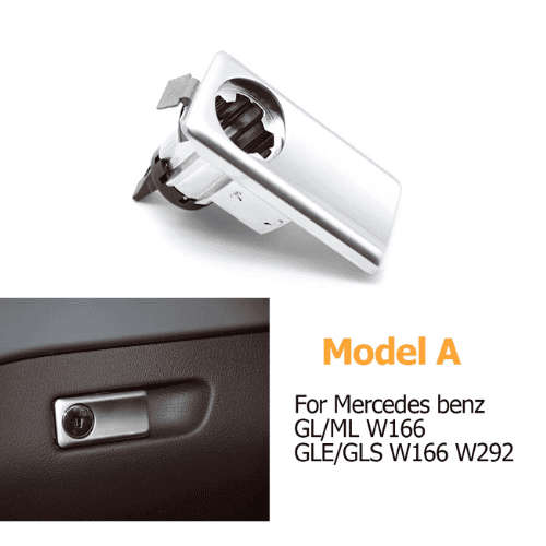 MERCEDES GLOVE BOX CUBBY HOLE HANDLE REPLACEMENT FOR W204 - Grey