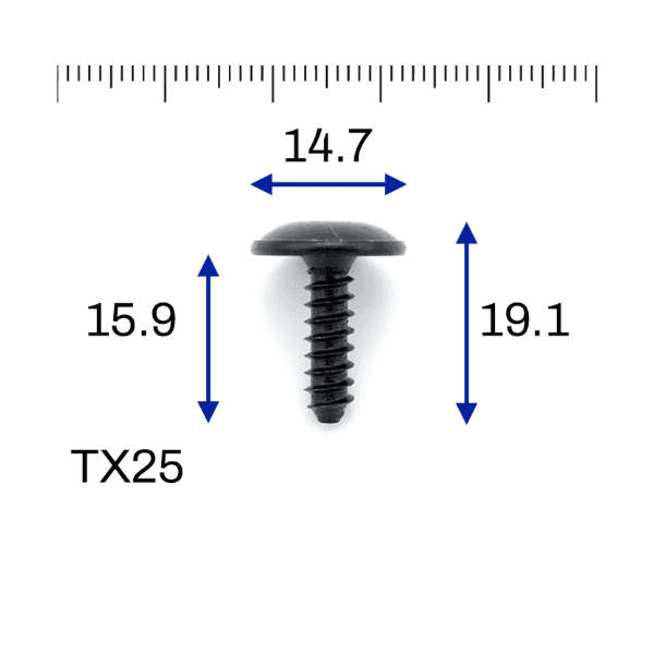 OEM replacement screws for VW and Audi (Set of 5) - N90775001