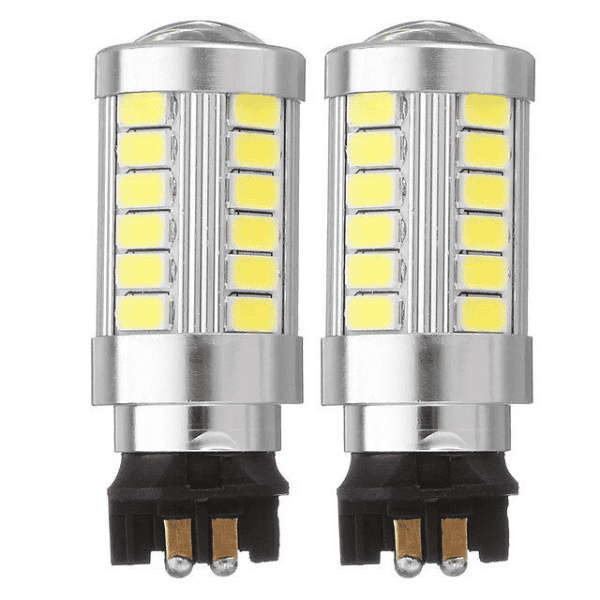 PW24W LED Bulbs Front Turn Signal Indicator Globes - Amber Colour
