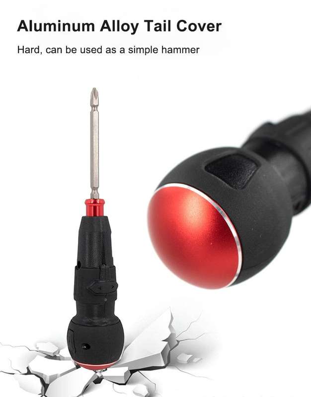 Cordless Electric Screwdriver Set, 10 in 1, Powerful, 3.6V