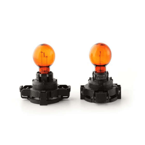 PY24W Halogen Indicator Bulbs - Set of 2