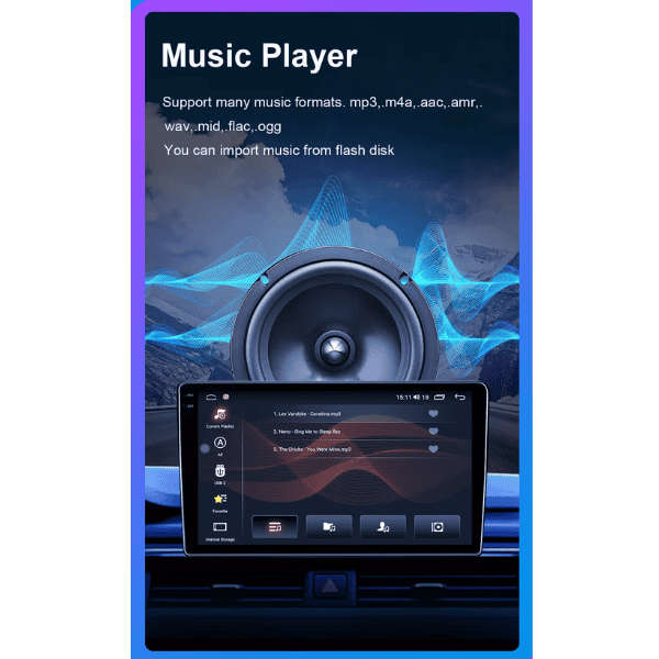 Kia Rio 2017 - 2022 Compatible Android Navigation Bluetooth with CarPlay/Android Auto