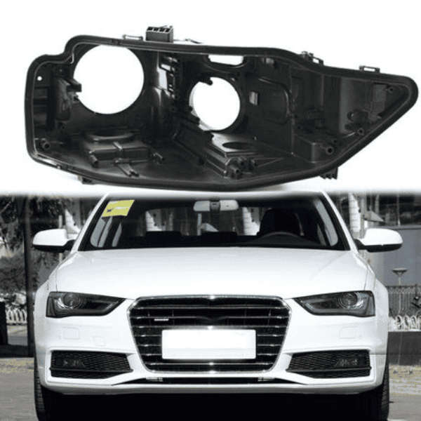 Audi A4 B8 2012-2015 Headlight Back Plastic Housing Shell 8K0941005DDDK - Left Side