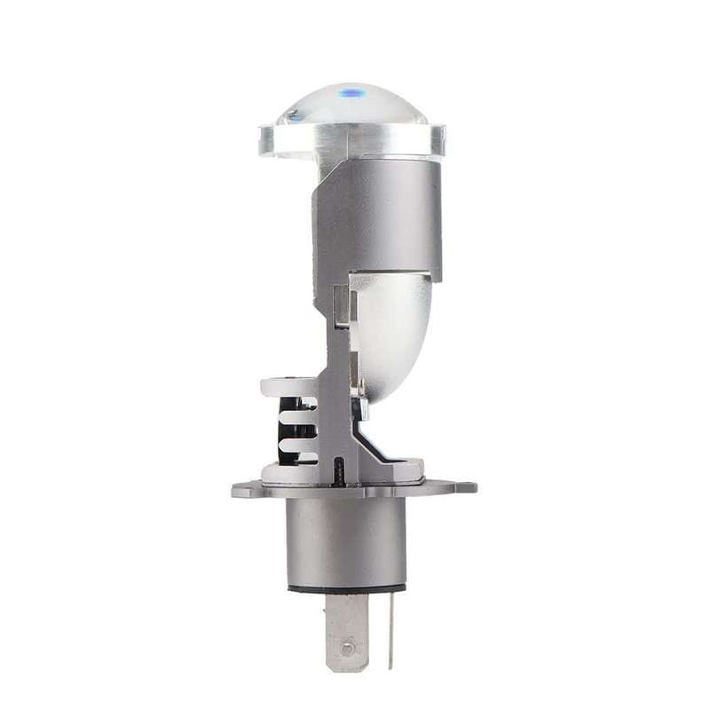 Headlight LED Globes H4 with Projector Lens - Set of 2