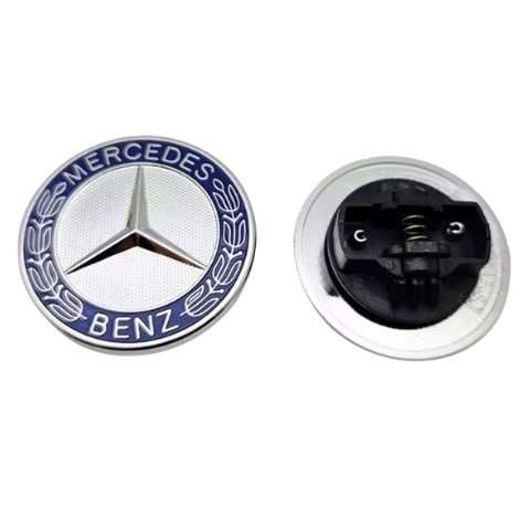Mercedes-Benz Front Hood Emblem 57mm Blue  - A2048170616