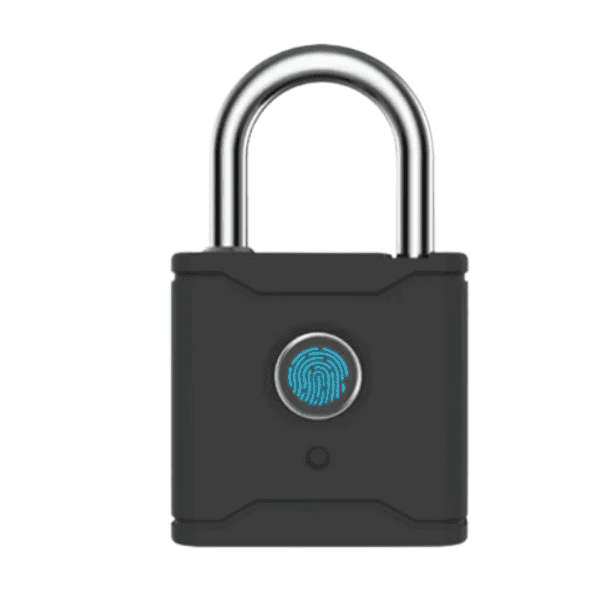 Bluetooth Smart Padlock Fingerprint Lock Keyless with TTlock App - Black 40mm