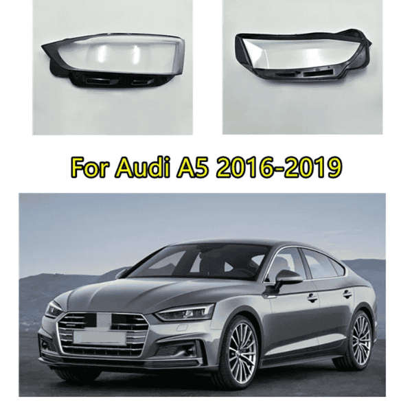 Audi A5 (2016-2019) Headlight replacement lens - Right Side
