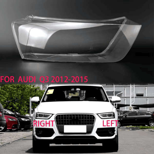 Audi Q3 11-15 Headlight Replacement Lens Right Side - 8U0941004DDDZ