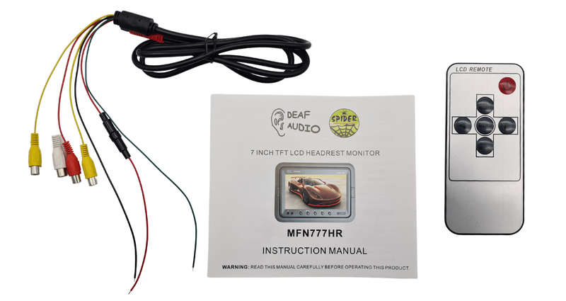 Deaf Audio MFN777HR 7" Monitor Only