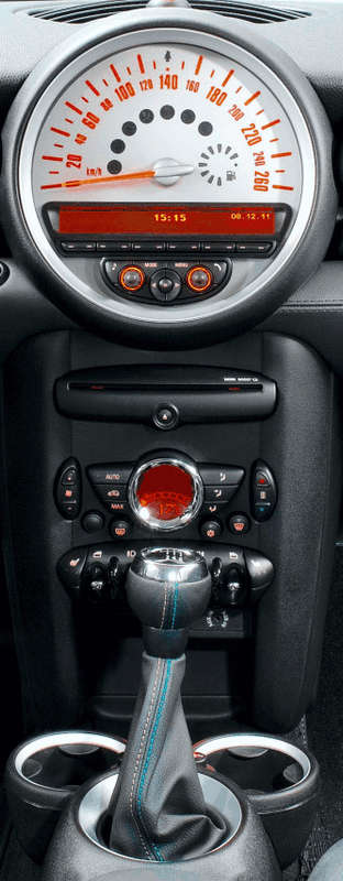 12-102 MINI COOPER 2 DIN FASCIA TRIMPLATE